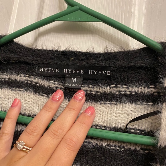 Super Cozy Striped Sweater Cardigan - Picture 3 of 5